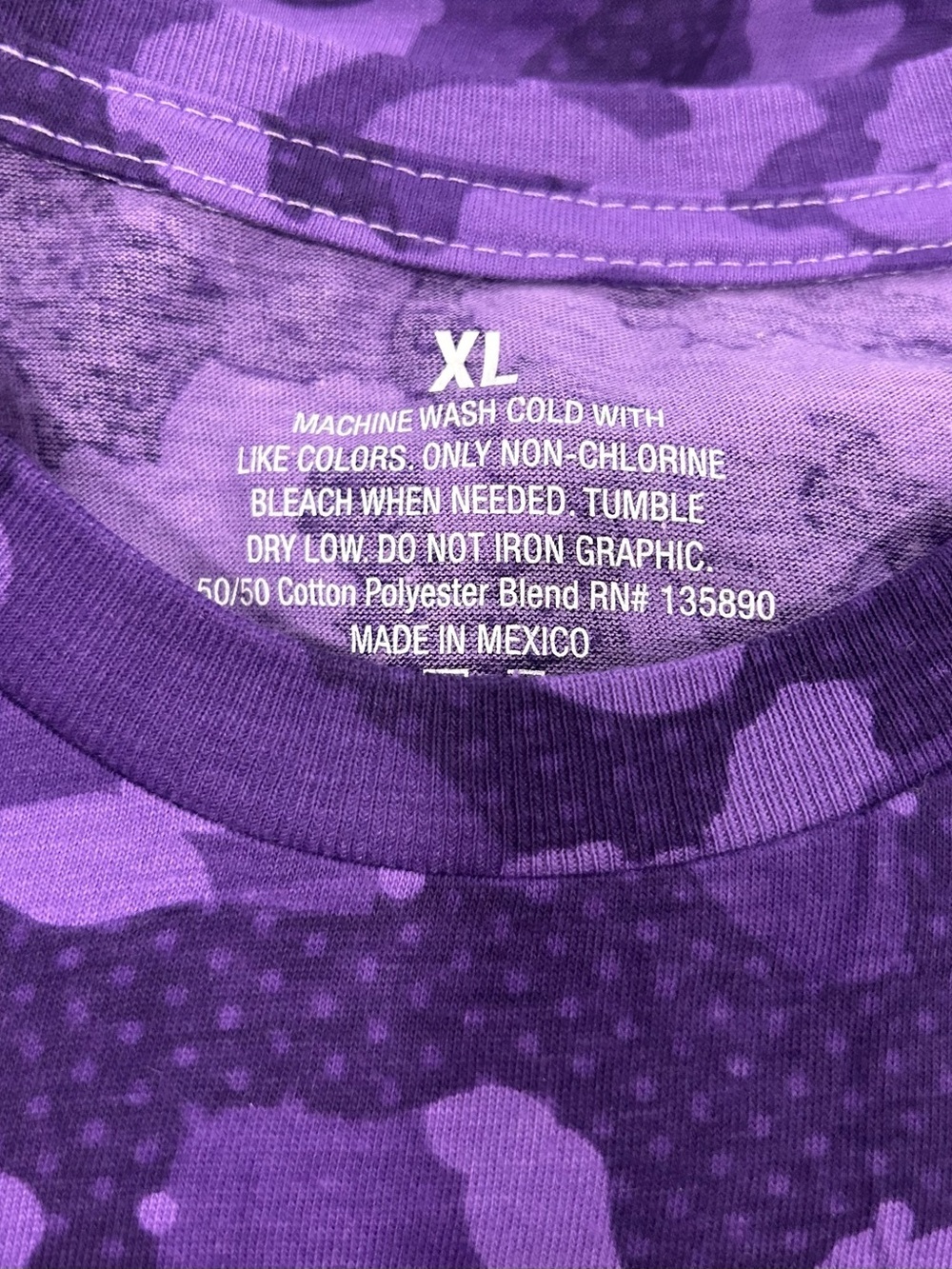 Crown Royal x Kane Brown Purple Camo Tour Tee - Picture 5 of 5